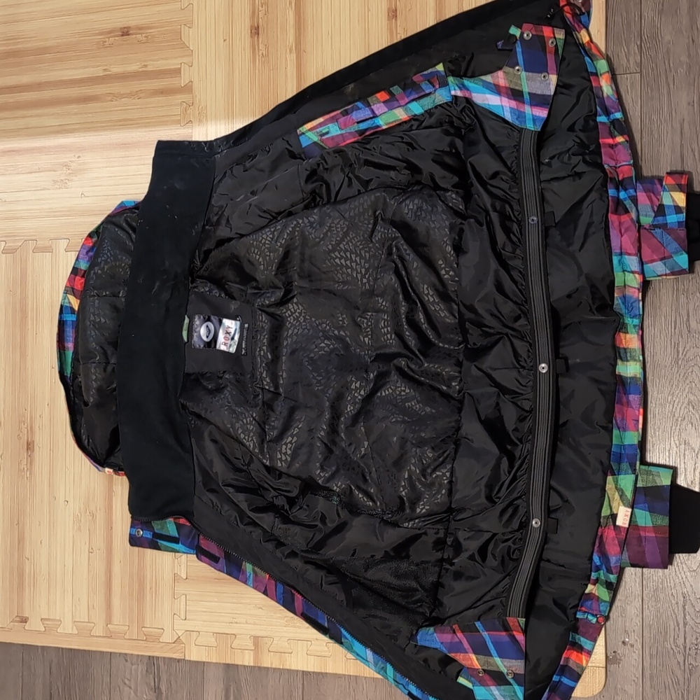 Roxy Multicolor Plaid Ski Jacket - image 3